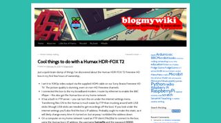 Cool things to do with a Humax HDR-FOX T2 | Blog My Wiki!