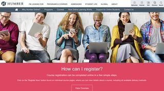 How Can I Register? - Humber Online