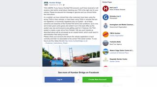 Humber Bridge - TAG USERS: If you have a HumberTAG... | Facebook