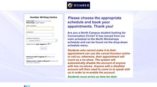 Humber Writing Centre