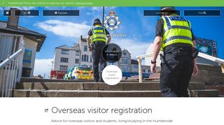 Overseas visitor registration | Humberside Police