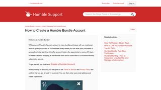 How to Create a Humble Bundle Account – Humble Bundle