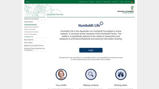 Humboldt Life - Alexander von Humboldt-Stiftung