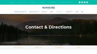 Contact - Hume Ministries - Hume Lake Christian Camps