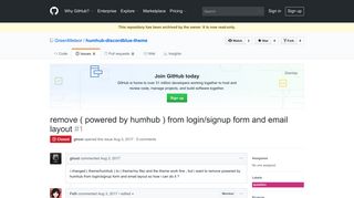 remove ( powered by humhub ) from login/signup form and email ...