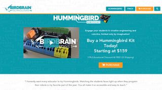 Hummingbird Robotics Kit - BirdBrain Technologies