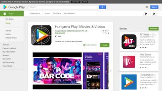 Hungama Play: Movies & Videos - Apps on Google Play