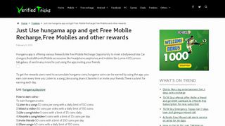 Just Use hungama app and get Free Mobile Recharge,Free Mobiles ...