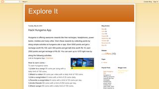 Explore It: Hack Hungama App