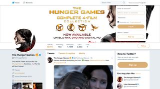 The Hunger Games (@TheHungerGames) | Twitter