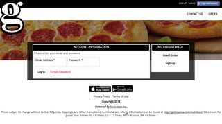 Mr. Gatti's Pizza Online Ordering | Log In