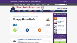 Hungry Horse Discount Codes, Promo & Offers - Money Saving Expert
