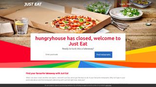 Just Eat has purchased hungryhouse to bring you your best takeaway ...