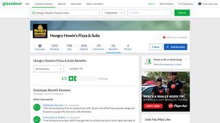 Hungry Howie's Pizza & Subs Employee Benefits and Perks | Glassdoor