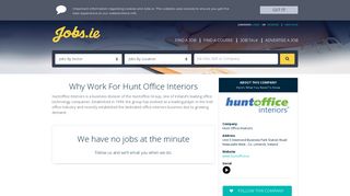 Why Work For Hunt Office Interiors - Jobs.ie