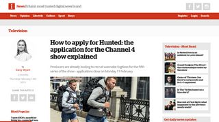 How to apply for Hunted: the application for the Channel 4 show ...