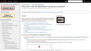 Why can't I see my Blackboard course as a student? - Find Help ...