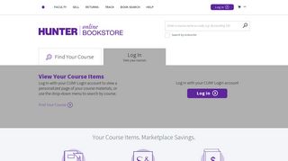 CUNY Hunter College Online Bookstore