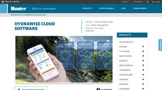 Hydrawise Cloud Software | Hunter Industries