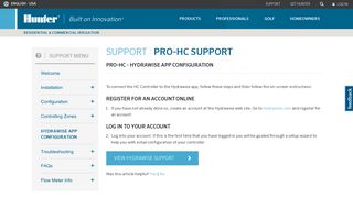 Pro-HC - Hydrawise App Configuration | Hunter Industries