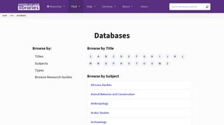Databases | Hunter College Libraries
