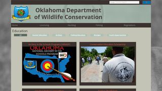 Education | Oklahoma Department of Wildlife Conservation
