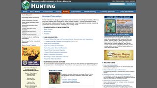 Hunter Education | Washington Department of Fish & Wildlife - WDFW