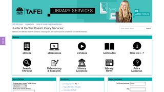 - Hunter & Central Coast Library Services - Library Home at TAFE ...