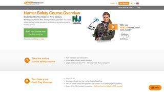 New Jersey Hunter Education Certificate - HUNTERcourse.com