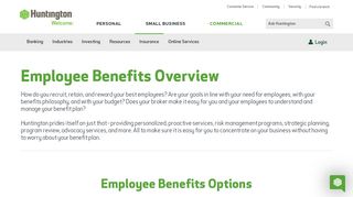 Employee Benefits: Commercial Business | Huntington
