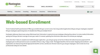 Web-Based Benefits Enrollment | Huntington