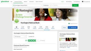 Huntington National Bank Employee Benefits and Perks | Glassdoor