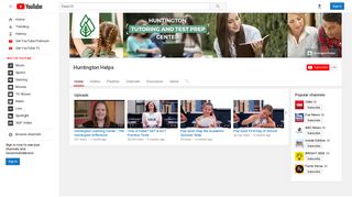 Huntington Helps - YouTube