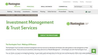 Investment Management & Trust | Huntington