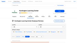 Working as a Teacher at Huntington Learning Center: 52 Reviews ...