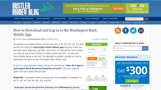 How to Download and Log in to the Huntington Bank Mobile App