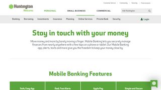 Mobile Banking: Secure Mobile Banking Services | Huntington