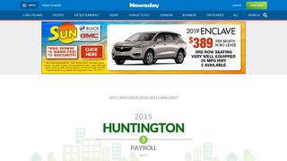 2015 Huntington Payroll - ND Payrolls - Newsday