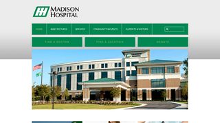 Madison Hospital of Huntsville Hospital Health Systems in Madison AL