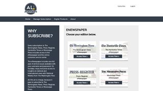 eNewspaper - Benefits - AL.com