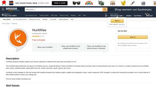 Amazon.com: HuntWise: Alexa Skills