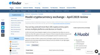 Huobi exchange review 2019 | Features, fees and more | finder.com