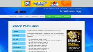 Season Pass Parks | Six Flags