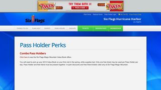 Pass Holder Perks | Hurricane Harbor (Los Angeles) - La Ronde