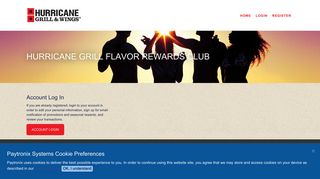 Rewards - Hurricane Grill Guest Portal - System Guest Portal
