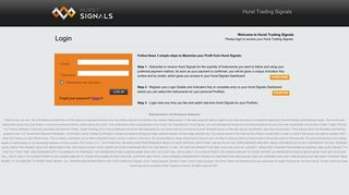 Hurst Signals | Login