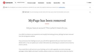MyPage Removal | Hurtigruten