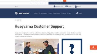 Husqvarna customer support, product warranty, manuals & community ...