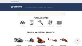 Husqvarna Customer Support Portal