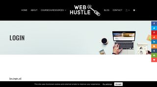 Web Hustle | Log in to view your Web Hustle Courses and Certificates